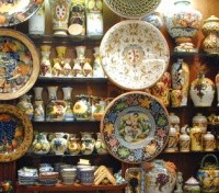 Hand Painted Ceramics and Medici villa visit